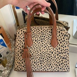 cutest leopard print bag
